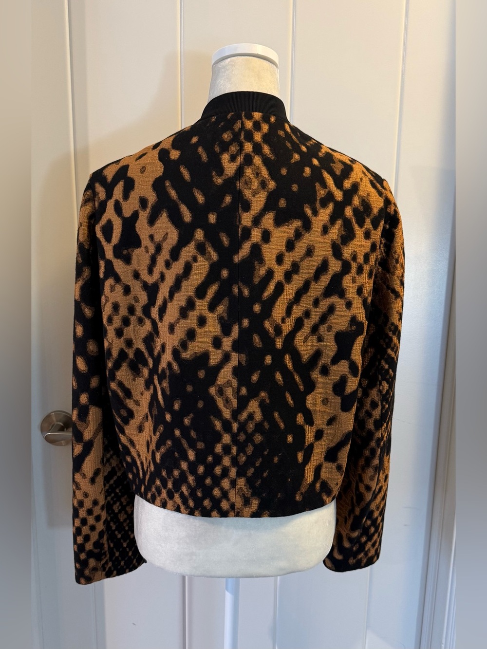 3.1 Phillip Lim Python Print Bomber Jacket - Size 4 - Picture 3 of 6